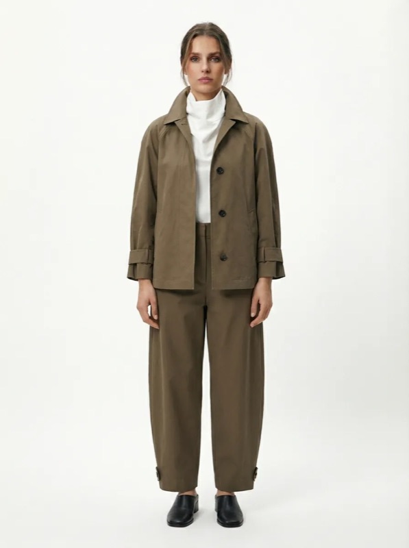Cotton field jacket, olive